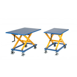Lifting table with handle, capacity 300 kg