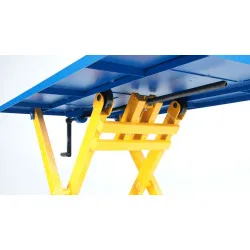 Lifting table with handle, capacity 300 kg