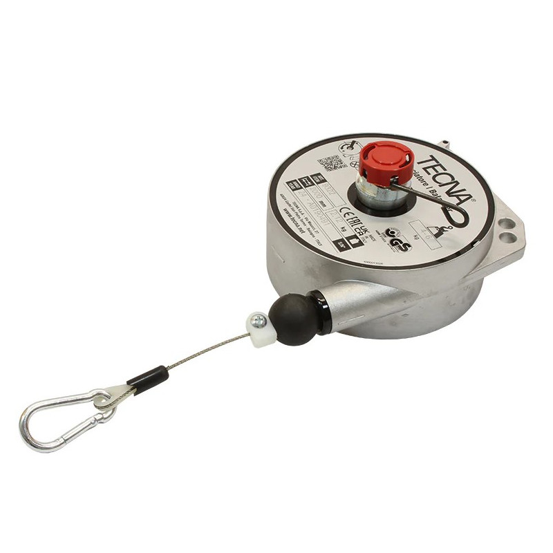 Spring Balancers, extension 2 m, capacity from 1 till 8 kg | Tecna