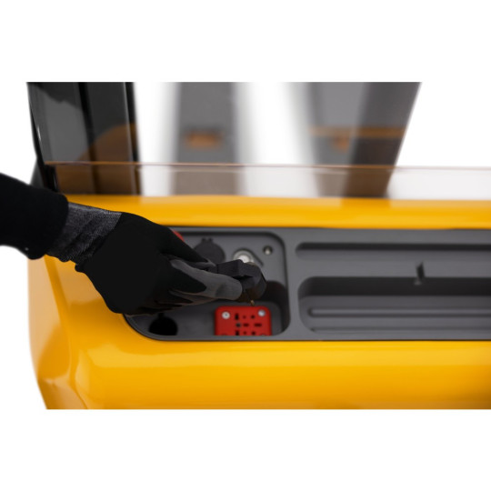 Jungheinrich AMC 12z electric stacker truck – lithium-ion, two-stage telescopic mast