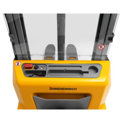 Jungheinrich AMC 12z electric stacker truck – lithium-ion, two-stage telescopic mast