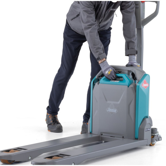 Ameise PTE 1.6 elektrinis palečių vežimėlis, keliamoji galia 1600 kg, šakių ilgis 1150 mm