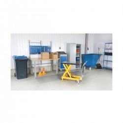 Lifting table double scissors, capacity 350 kg