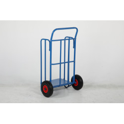 Distribution trolley, capacity 150, blue