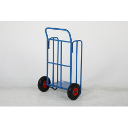 Distribution trolley, capacity 150, blue