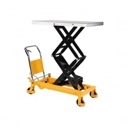 Lifting table double scissors, capacity 800 kg