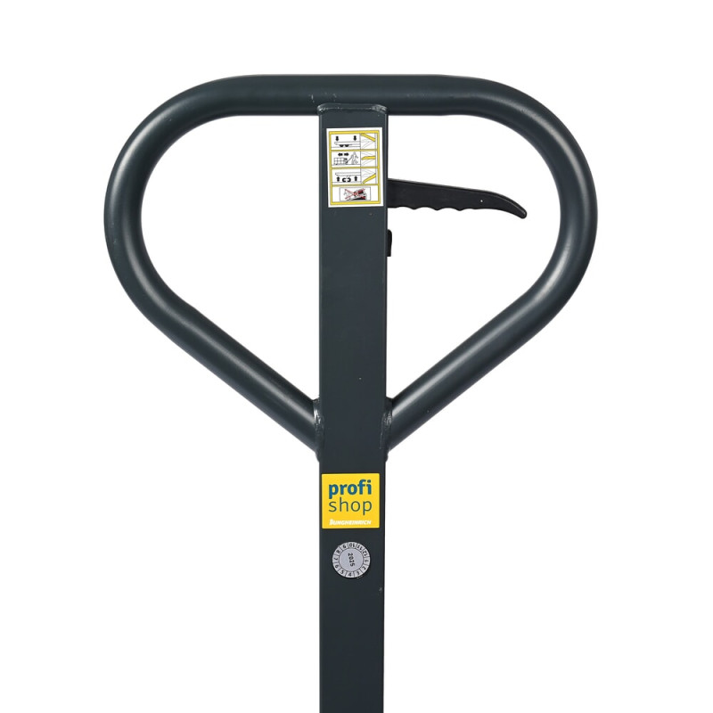 HEMMDAL PTM 2.0 palečių vežimėlis su svarstyklėmis, 2000 kg kekiamoji galia, viengubi ratukai