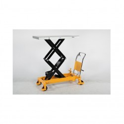 Lifting table double scissors, capacity 800 kg