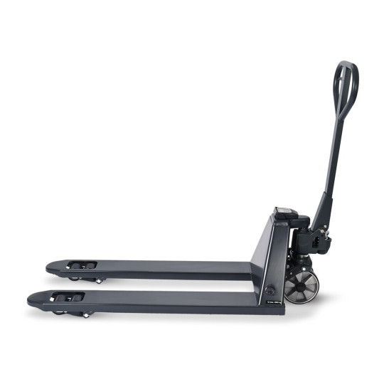 HEMMDAL PTM 2.0 Scale pallet truck with scale, 2000 kg capacity, 5 kg increments, tandem fork rollers