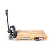 HEMMDAL PTM 2.0 Scale pallet truck with scale, 2000 kg capacity, 5 kg increments, tandem fork rollers