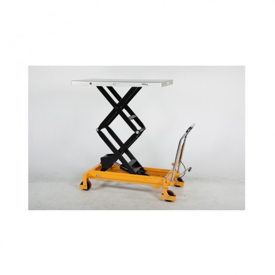 Lifting table double scissors, capacity 800 kg