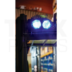 LED warning zone light, blue spot