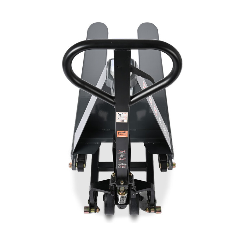 HEMMDAL PTM 1.0 Scissor pallet truck with scissor lift, load capacity 1000 kg, fork length 1150 mm, polyurethane, single roller