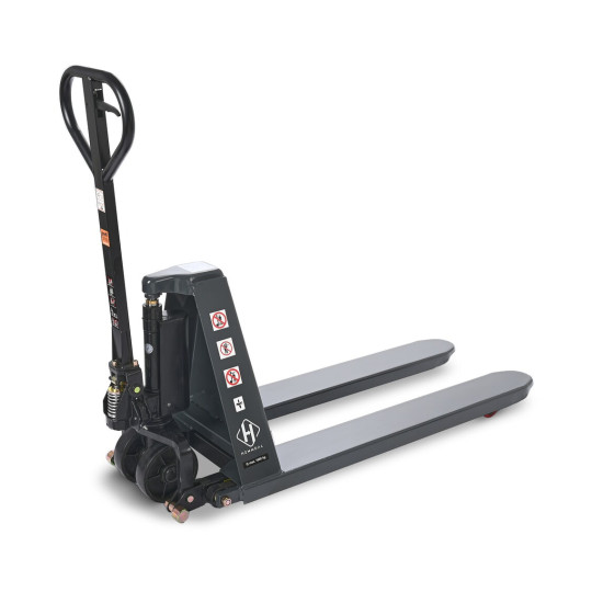 HEMMDAL PTM 1.0 Scissor pallet truck with scissor lift, load capacity 1000 kg, fork length 1150 mm, polyurethane, single roller