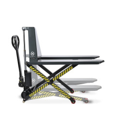 HEMMDAL PTM 1.0 Scissor pallet truck with scissor lift, load capacity 1000 kg, fork length 1150 mm, polyurethane, single roller