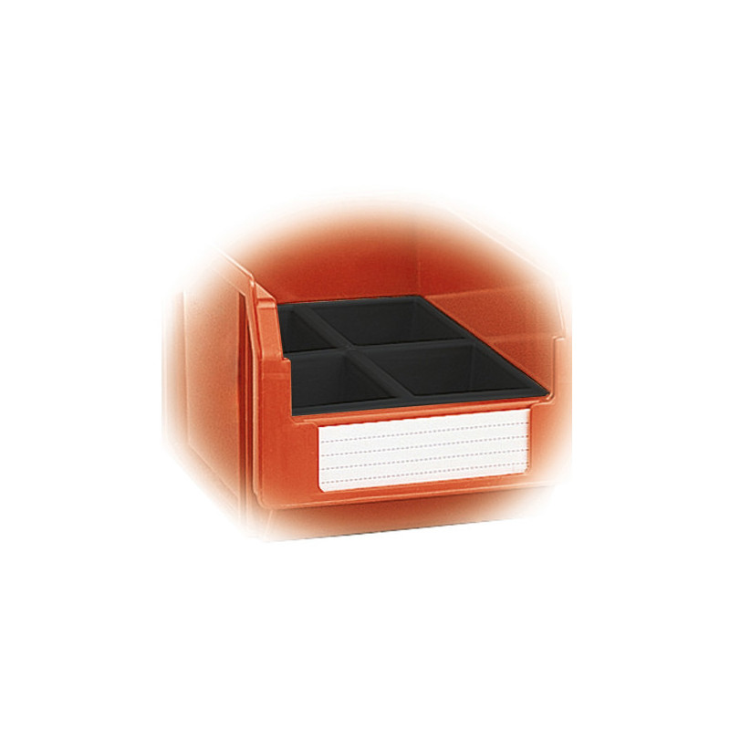 Divider box with four compartments for Compat containers (25 psc)