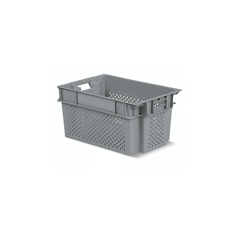 Dėžutė Minerva serijos 50L, 600x400x300 mm (4 vnt.), perforuota