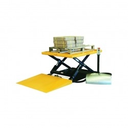 Electric low lifting table, capacity 1000 kg