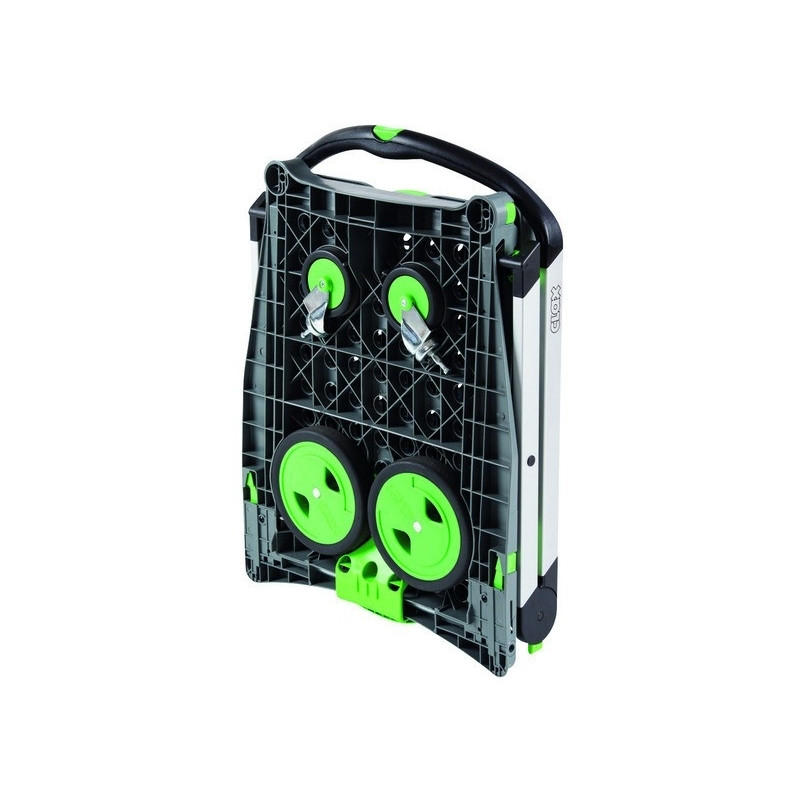 Vežimėlis Clax su 2 lentynomis ir kompaktiška platforma