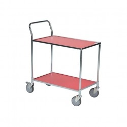 Platform trolley 425x765 mm, red
