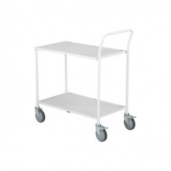 Platform trolley 425x765 mm, white