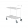Platform trolley 425x765 mm, white