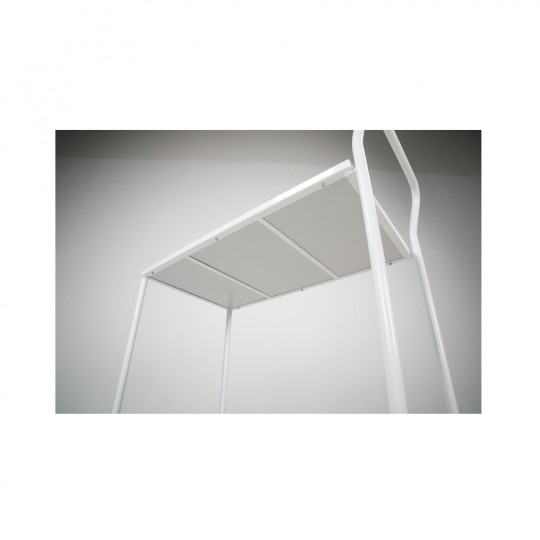 Platform trolley 425x765 mm, white