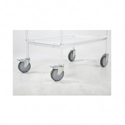Platform trolley 510x710 mm, white