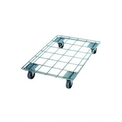 Tray trolley, 600x400 mm, galvanised