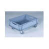 Tray trolley, 600x400 mm, galvanised