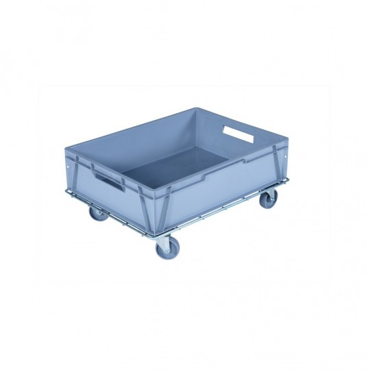 Tray trolley, 600x400 mm, galvanised