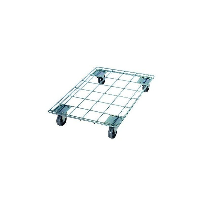 Tray trolley, 800x600 mm, galvanised