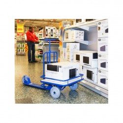 Platform scooter, blue