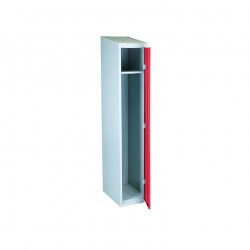 Locker 1 door SWED 1 Red/Grey