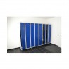 Locker 2 doors SWED 2 Blue/Grey