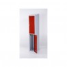 Clothing cabinet, 2 doors, Red/Grey