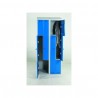 Clothing cabinet d/Z-model, Blue/Grey